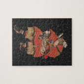 Samurai Warrior Japanse kunst Legpuzzel (Horizontaal)
