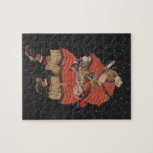 Samurai Warrior  Japanse kunst Legpuzzel (Horizontaal)
