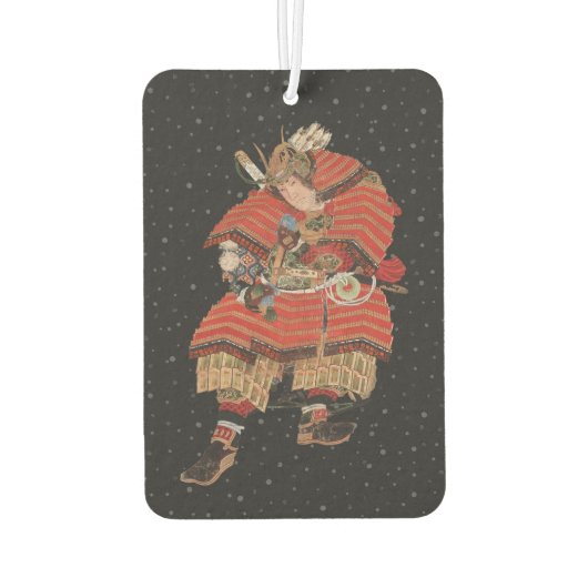 Samurai Warrior Japanse kunst Luchtverfrisser (Achterkant)