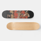 Samurai Warrior  Japanse kunst Persoonlijk Skateboard (Horizontaal)