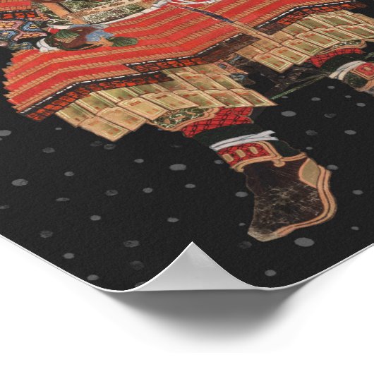 Samurai Warrior  Japanse kunst Poster (Hoek)