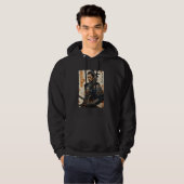 Samurai Warrior Japanse Ukiyo-e kunstwerk Samurai Hoodie (Voorkant volledig)