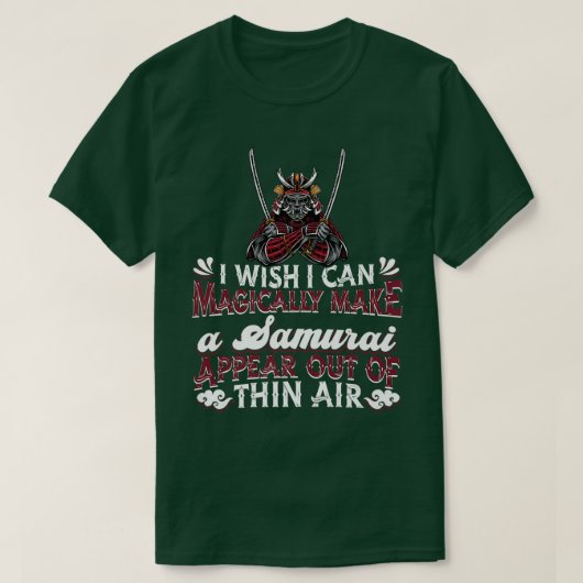 Samurai Warrior Katana Japans strijder Samurai T-shirt (Design voorkant)