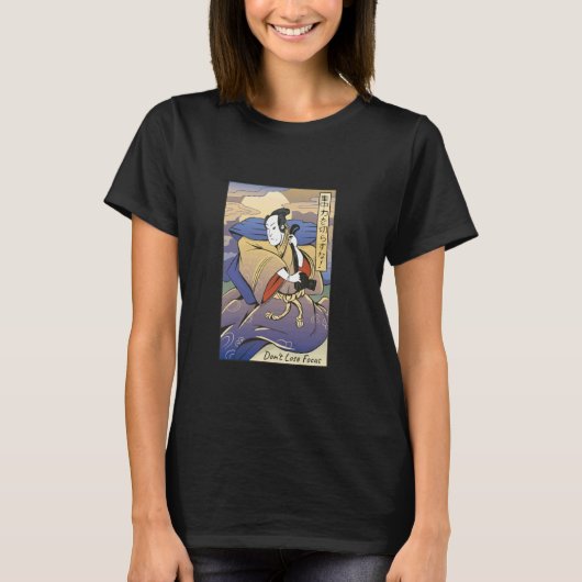 Samurai Warrior - Katana T-shirt (Voorkant)