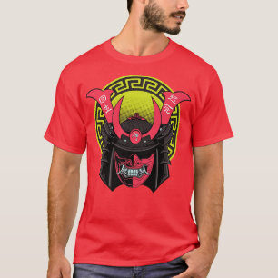 Samurai Warrior Mask Graphic (2) T-shirt