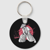Samurai Warrior met Katana Sleutelhanger (Voorkant)