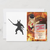 Samurai Warrior met zwaard - Kies achterkleur Kaart (Voorkant)