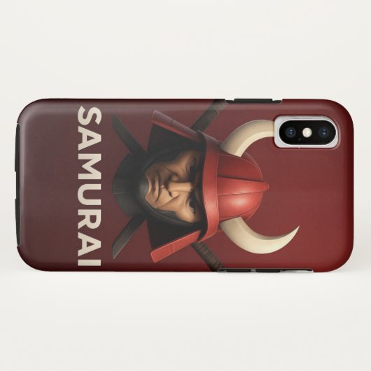 Samurai Warrior Mobile Hoesje (Achterkant (horizontaal))