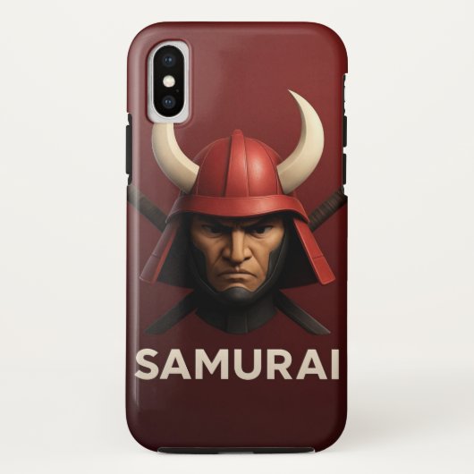 Samurai Warrior Mobile Hoesje (Achterkant)
