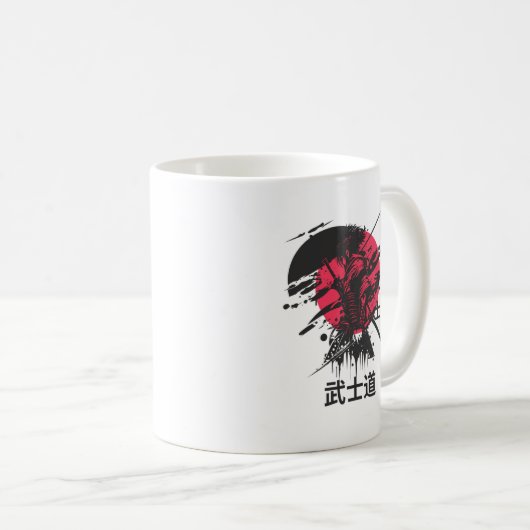 Samurai Warrior Mok – Bushido Code Design (Voorkant rechts)