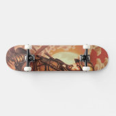 Samurai Warrior Persoonlijk Skateboard (Horizontaal)