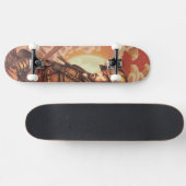 Samurai Warrior Persoonlijk Skateboard (Horizontaal)