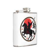 Samurai Warrior Rising Sun Flask Heupfles (Rechts)
