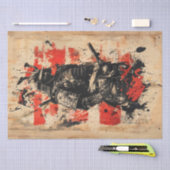  Samurai Warrior schilderij Tissuepapier (Craft)