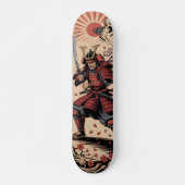 Samurai warrior Skateboard (Voorkant)