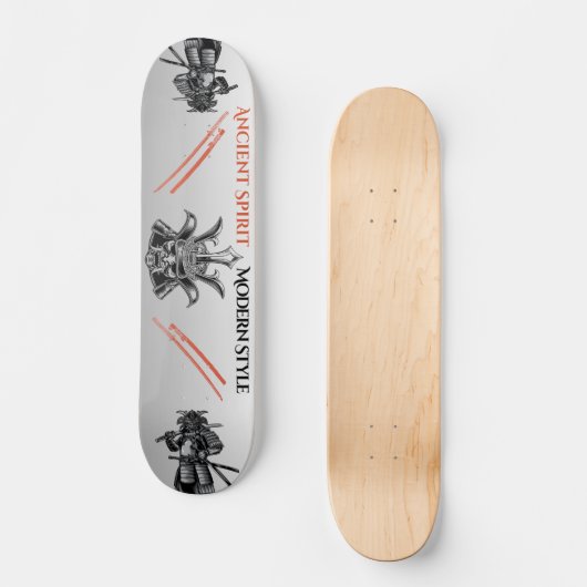Samurai warrior Skateboard (Voorkant)