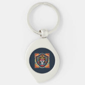 Samurai Warrior Sleutelhanger (Voorkant)