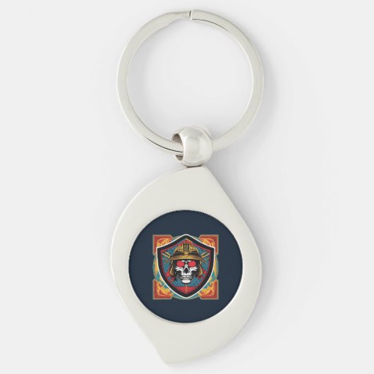 Samurai Warrior Sleutelhanger (Voorkant)