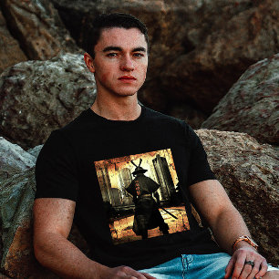 Samurai Warrior Stance T-shirt: Eer & Traditie T-shirt