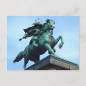 Samurai Warrior Statue - briefkaart (Voorkant)