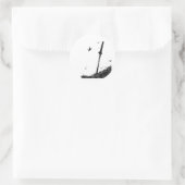 Samurai Warrior Sticker - Japanese Ink Art Viny (Tas)