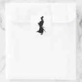 "Samurai Warrior Sticker - Japanese Ink Art Vinyl (Tas)