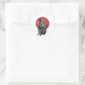 "Samurai Warrior Sticker - Japanese Ink Art Vinyl (Tas)