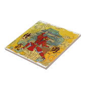 Samurai Warrior Tegeltje (Zijkant)