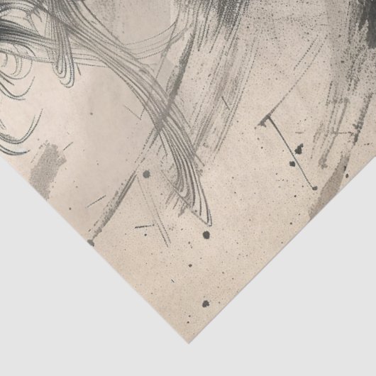 Samurai Warrior Tissuepapier (Detail)