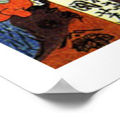 Samurai Warrior Ukiyo-e Woodblock Poster (Hoek)