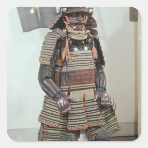 Samurai Warrior's Armor Vierkante Sticker