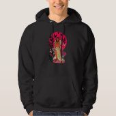 Samurai Warriors Japanse Mode Japan Afrika Hoodie (Voorkant)