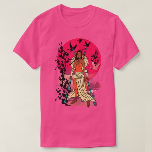 Samurai Warriors Japanse Mode Japan Afrika T-shirt (Design voorkant)