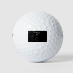 Samurai-weg van het cadeau van het krijgsgeschenk golfballen