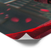 Samurai woman warrior with katana — Japanese cultu Poster (Hoek)