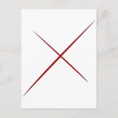 Samurai X (Rurouni Kenshin) Briefkaart (Voorkant)