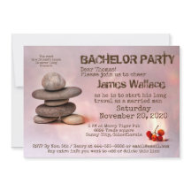 Samurai Zen Stones vrijgezellenfeest aanpasbaar
