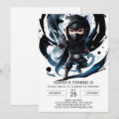 Samurai Zwaard Ninja Verrassing Verjaardag Kaart (Voorkant / Achterkant)