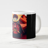Samuraimasker Grote Koffiekop (Voorkant rechts)