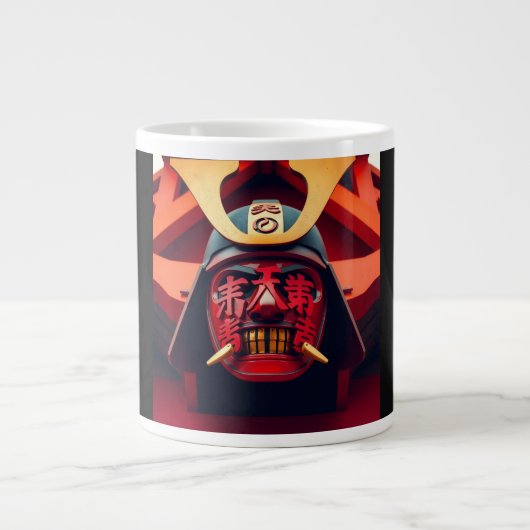 Samuraimasker Grote Koffiekop (Voorkant)