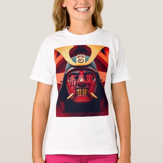 Samuraimasker T-shirt (Voorkant)