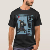 Samurainimals Bulldog Weapon T-shirt (Voorkant)
