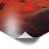 Samurai's Eclipse - Enigmatische Warrior Art Print Foto Afdruk (Hoek)