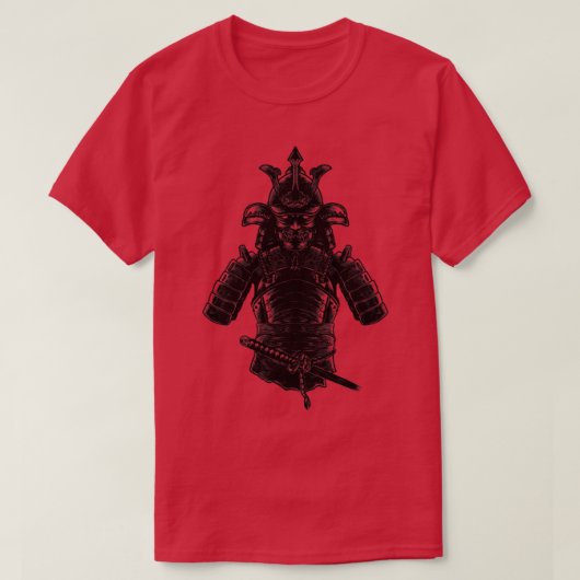 Samurais Shield Traditionele Japanse Armor T-shirt (Design voorkant)