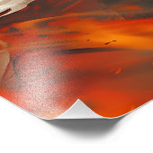 Samurai's Silent Fury - raadselachtig krijger Post Foto Afdruk (Hoek)