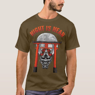 SamuraisDe nacht is nabijShogunOtakuDemons T-shirt