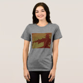 SAMURAITシャツ Tri-Blend SHIRT (Voorkant volledig)