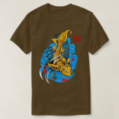 samuraivis en -golven (2) t-shirt (Design voorkant)