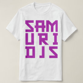 SAMURI DJs Paarse Square Design T-Shirt
