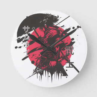 Samuri Style Ronde Klok